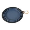 Bvk Voerbak Opvouwbaar Siliconen Blauw 13 Cm 450 Ml