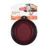 Bvk Voerbak Opvouwbaar Siliconen Rood 16 Cm 650 Ml