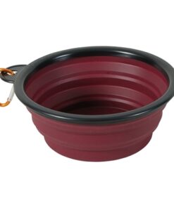 Bvk Voerbak Opvouwbaar Siliconen Rood 17 Cm 1 Ltr