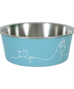 Love Voerbak Hond Blauw 15 Cm 750 Ml