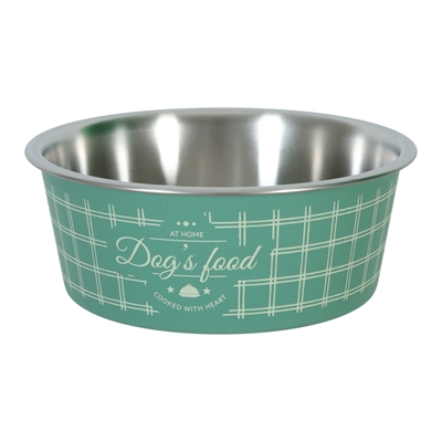 Food Voerbak Hond Groen 15 Cm 750 Ml