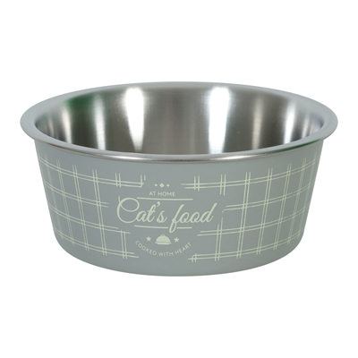 Food Voerbak Kat Grijs 12,5 Cm 400 Ml