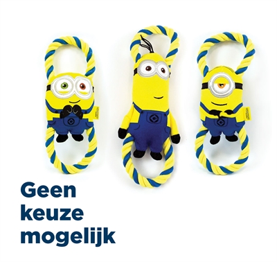 Pluche Bob / Stuart / Kevin Aan Flostouw 28 Cm