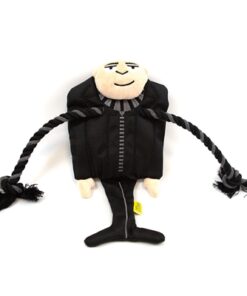 Pluche Gru Met Sjaal En Flostouw 28X15X4 Cm