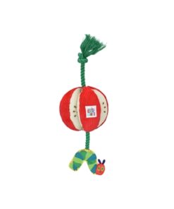 Carle Pluche Rupsje Nooit Genoeg Appel Met Flostouw 38 Cm