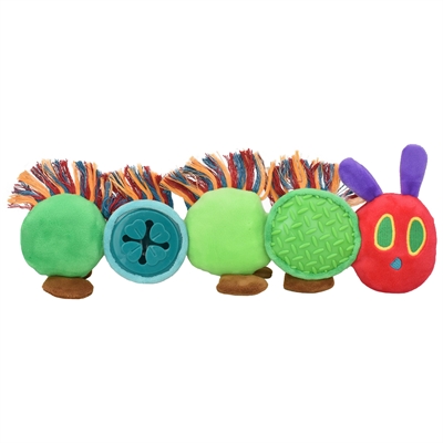Pluche Carle Rupsje Nooit Genoeg Met Treat Display 35,5 Cm