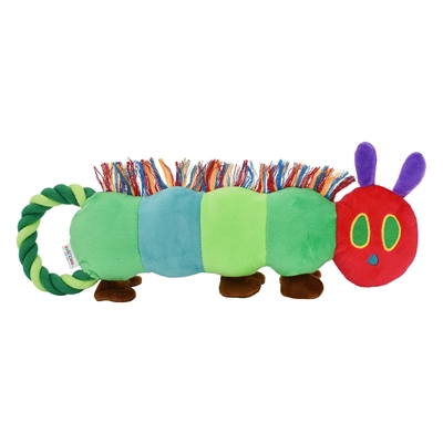 Carle Pluche Rupsje Nooit Genoeg Trek Flostouw 41 Cm