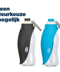 Drinkfles Met Bakje Siliconen Assorti 550 Ml