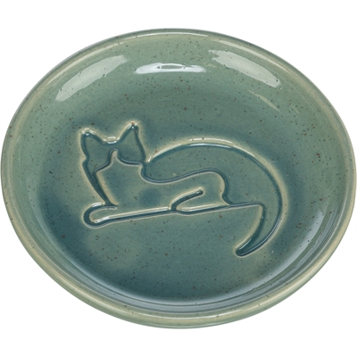 Voerbak Kat Katrelief Keramiek Blauw 14,5 Cm 150 Ml