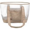 Hondentas Mary Transparant / Zand 53X20X30 Cm