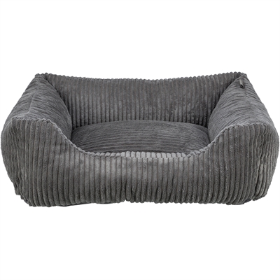 Hondenmand Jonna Vital Ribstof Donkergrijs 120X80 Cm