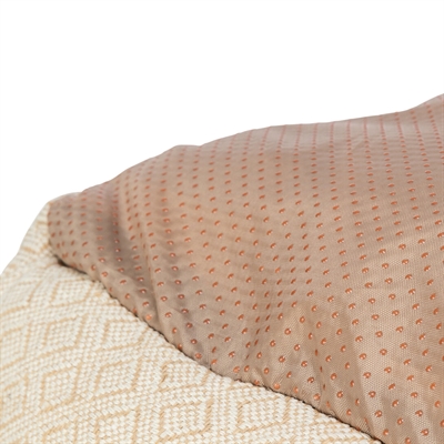 Hondenmand Boho Rechthoekig Beige 60X50 Cm