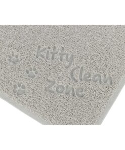 Kattenbakmat Pvc Lichtgrijs 45X37 Cm