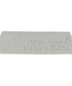 Kattenbakmat Pvc Lichtgrijs 60X40 Cm