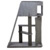 Krabpaal Active Met Klimwand Grijs 96X38X122 Cm