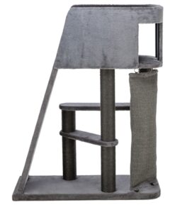 Krabpaal Active Met Klimwand Grijs 96X38X122 Cm