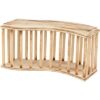 Hooiruif Met Deksel Hout Gevlamd 37X13X19 Cm