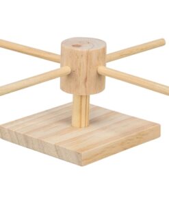 Voer Draaimolen Onbehandeld Hout 22X22X8 Cm