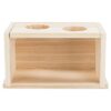 Zandbad Hamster / Gerbil Onbehandeld Hout 28X15X15 Cm