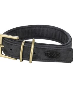 Halsband Hond Pure Leer Zwart L-Xl 52-63X4 Cm