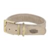 Halsband Hond Pure Leer Lichtgrijs L-Xl 52-63X4 Cm