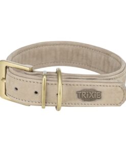 Halsband Hond Pure Leer Lichtgrijs L-Xl 52-63X4 Cm