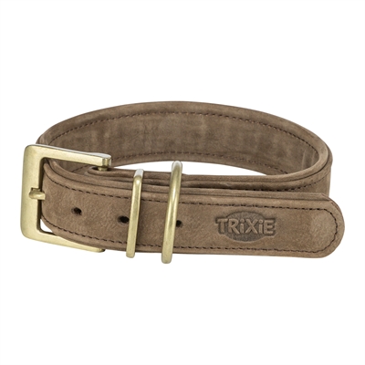 Halsband Hond Pure Leer Bruin L-Xl 52-63X4 Cm