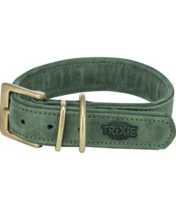 Halsband Hond Pure Leer Saliegroen L-Xl 52-63X4 Cm