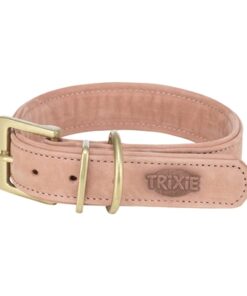 Halsband Hond Pure Leer Roze L-Xl 52-63X4 Cm
