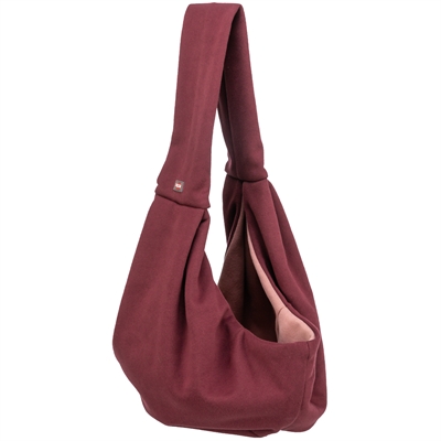 Hondentas Buikdrager Soft Bordeaux / Roze 60X20X22 Cm