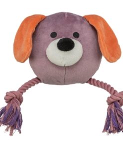 Hond Pluche Met Touw 27Cm 3 St