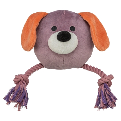 Hond Pluche Met Touw 27Cm 3 St