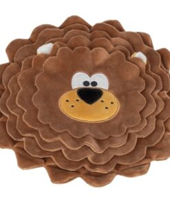 Be Eco Snackmat Leeuw Gerecycled Pluche 26 Cm 2 St