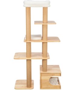 Krabpaal Thiago Hout Naturel / Wit 86X40X147 Cm