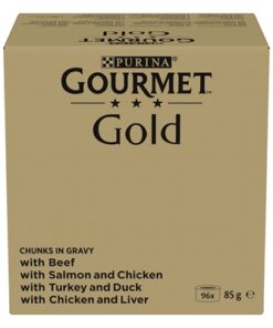 Gold Chinks In Gravy Rund / Zalm / Kalkoen / Kip 96X85 Gr