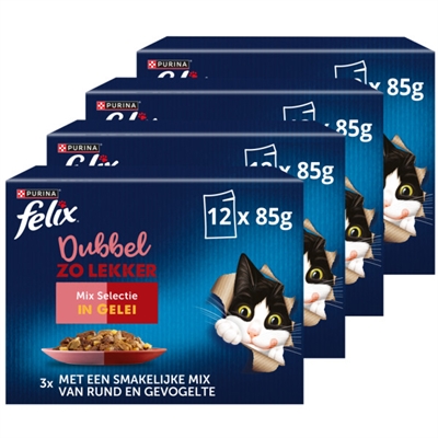 Dubbel Zo Lekker Mix Selectie In Gelei 4X12X85 Gr
