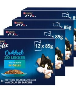 Dubbel Zo Lekker Vis Selectie In Gelei 4X12X85 Gr