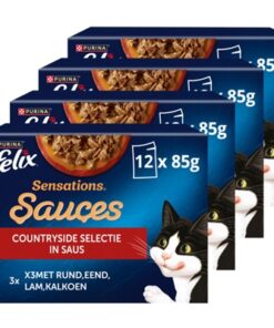 Sensations Countryside Selectie In Saus 4X12X85 Gr