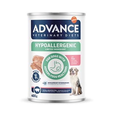 Veterinary Diet Dog Hypoallergenic Pork 6X400 Gr