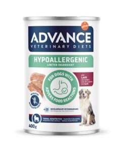 Veterinary Diet Dog Hypoallergenic Lamb 6X400 Gr