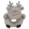 Rendier Pluche Grijs 24 Cm