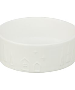 Voerbak Hond Keramiek Wit 12 Cm 300 Ml