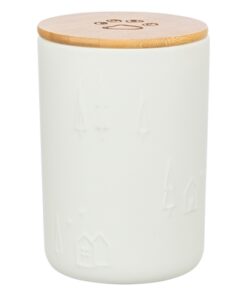 Snackpot Keramiek Wit 13X13X19 Cm