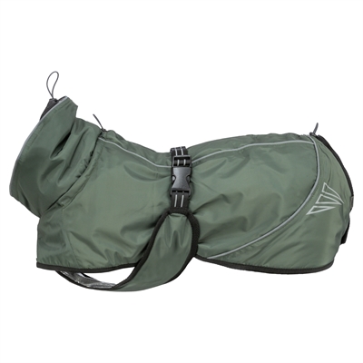 Hondenjas Winter Explore Thermo Olijfgroen 70 Cm