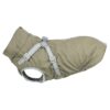 Regenjas Hond Pontis Rain Met Tuig Olijfgroen 45 Cm