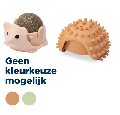 Egel Met Catnip Bal Assorti 6,5X5,5X4 Cm