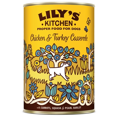 Kitchen Dog Chicken / Turkey Casserole 6X400 Gr