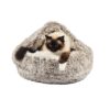 Kattenmand Iglo Gemeleerd Beige / Wit 50X35 Cm