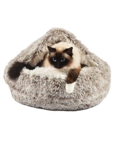 Kattenmand Iglo Gemeleerd Beige / Wit 50X35 Cm