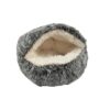 Kattenmand Iglo Gemeleerd Zwart / Wit 50X35 Cm